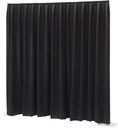Wentex - Pipe & Drape doek zwart 3m met velcro 142