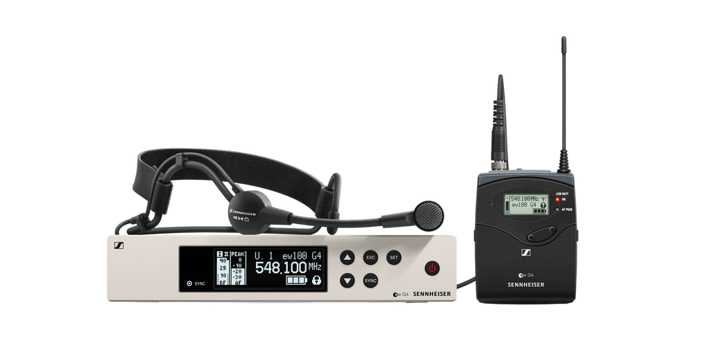 Draadloze headset microfoon Audac