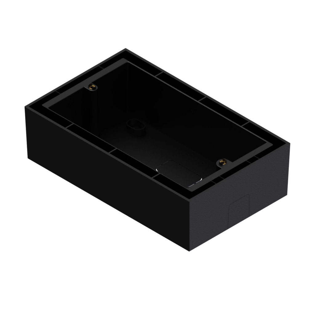PROCAB-avit - WB50/B - Wall box for DW5065/WP523/MWX65 - Surface mount box for audac wallpanel - black