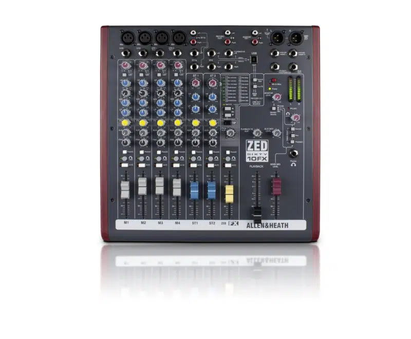 Mengtafel Allen & Heath ZED60-10fx - Compacte PA mengtafel met ingebouwde effecten
