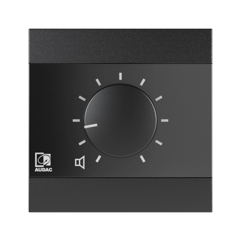 AUDAC - WP200/B - Remote volume controller - Black version - EU-style standard