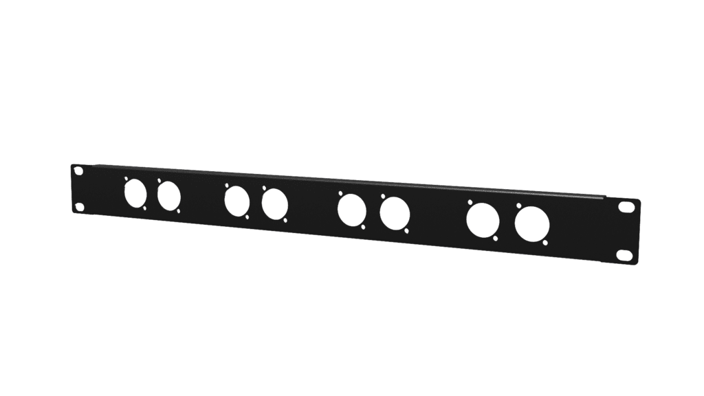 CAYMON - BP108 - 19" blind panel - 1HE - 8x D-size