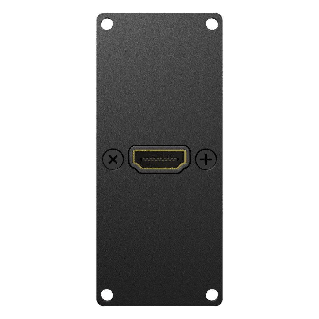 CAYMON - CASY153/B - CASY 1 space HDMI 2.1 pigtail gender - Black version