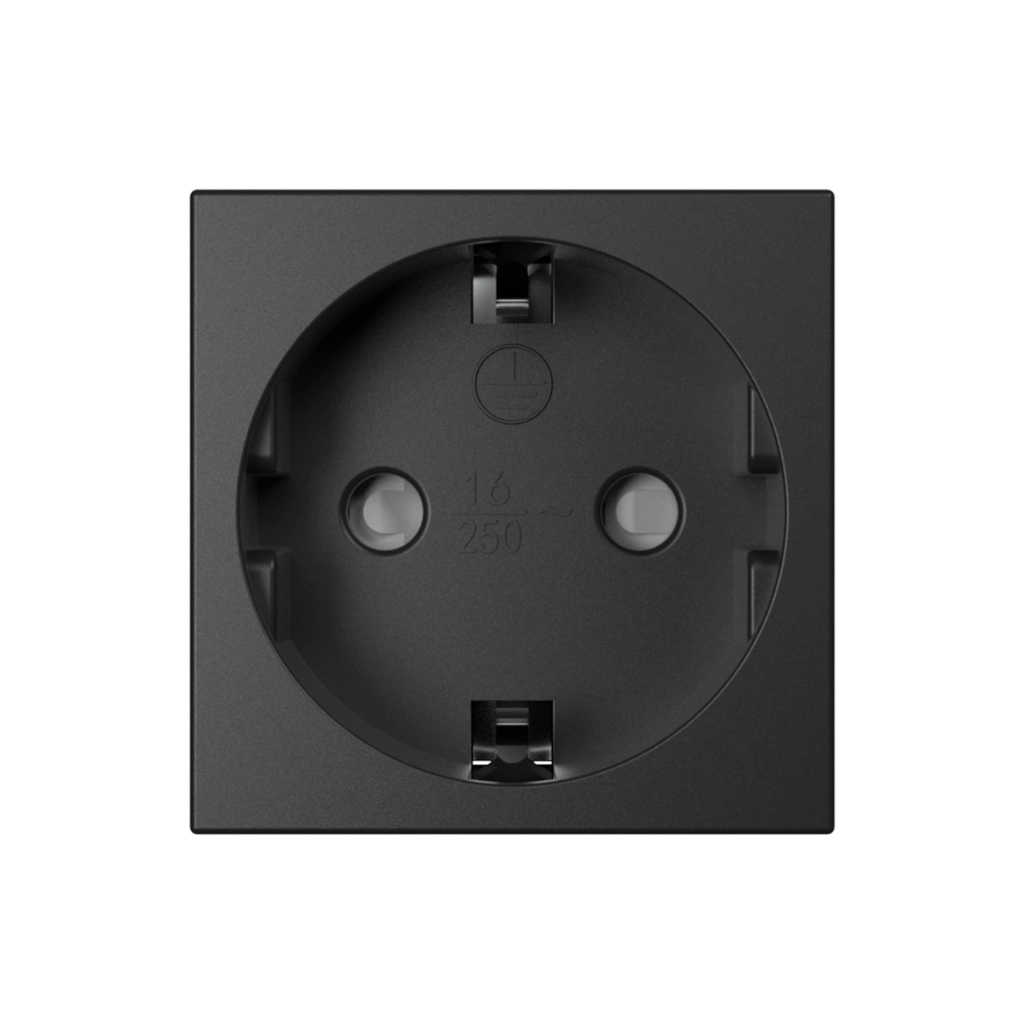 PROCAB-avit - CP45PG/B - Connection module - German power socket - Black version