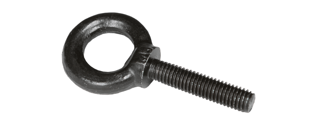 CAYMON - FLY080S/B - M8 eye-bolt set - 35mm thread - 140kg working load - 4 pcs set - black