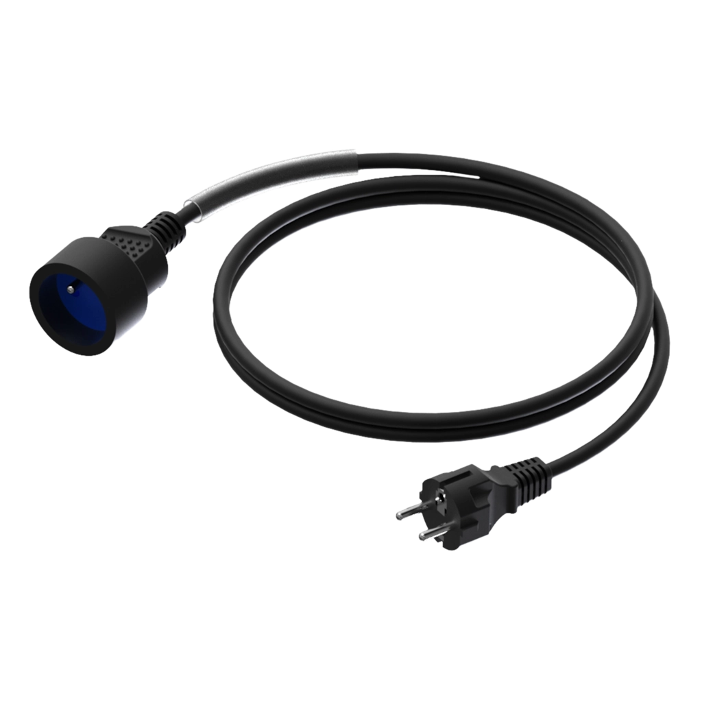PROCAB-avit - CAB475/5-F - Power cable - schuko male - schuko female - France - 3 x 1.5 mm² - France - 5 meter