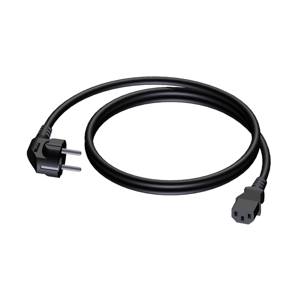 PROCAB-avit - CAB490/3 - Power cable - schuko male - euro power female - PVC lead - 3 x 1.5 mm² - 3 meter