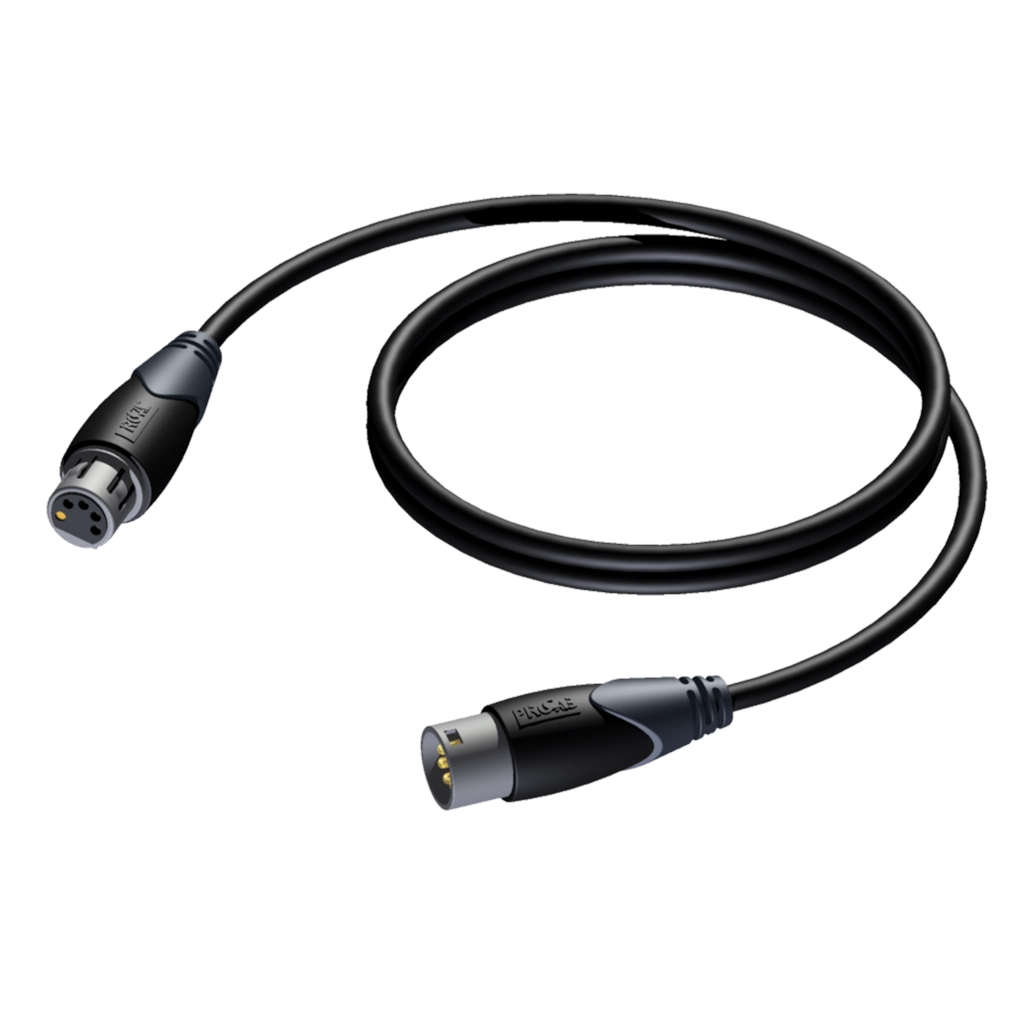 PROCAB-avit - CLD955/3 - DMX 2-pair cable -XLR male - XLR female - 3 meter
