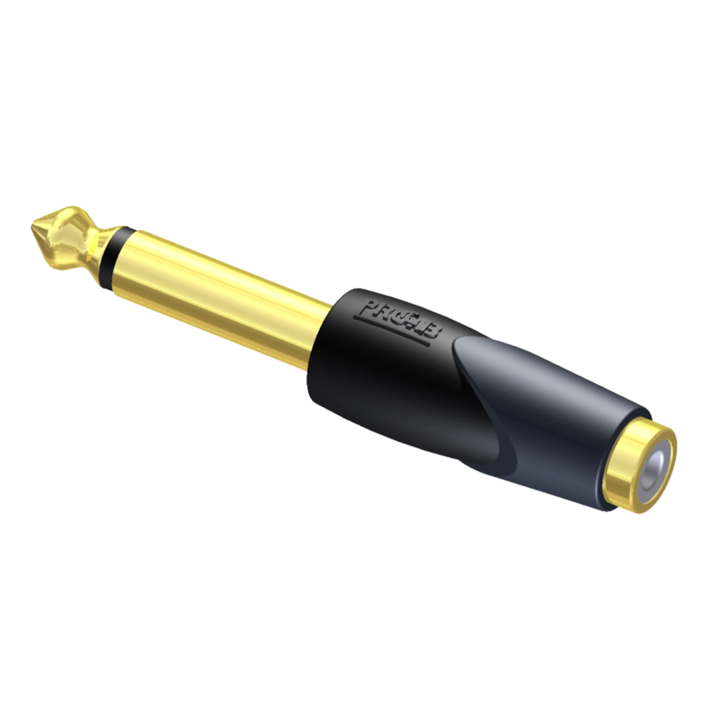 PROCAB-rental - CLP104 - Adapter - RCA/Cinch female - 6.3 mm Jack male
