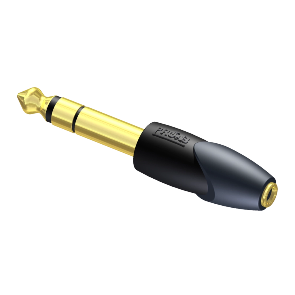 PROCAB-rental - CLP206 - Adapter - 3.5 mm Jack female stereo - 6.3 mm Jack male stereo