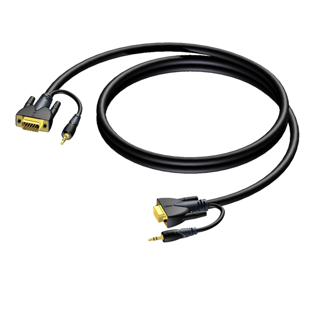 PROCAB-avit - CLV115/25 - SVGA male & 3.5 mm Jack male stereo - SVGA male & 3.5 mm Jack male stereo - 25 meter