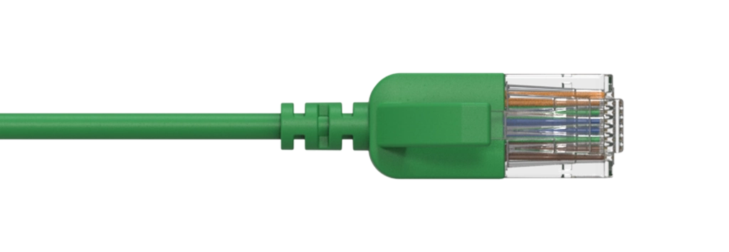 PROCAB-avit - CSD560G/0.5 - Slimline networking cable - CAT6A RJ45 - RJ45 U/UTP - Green version - 0.5 meter