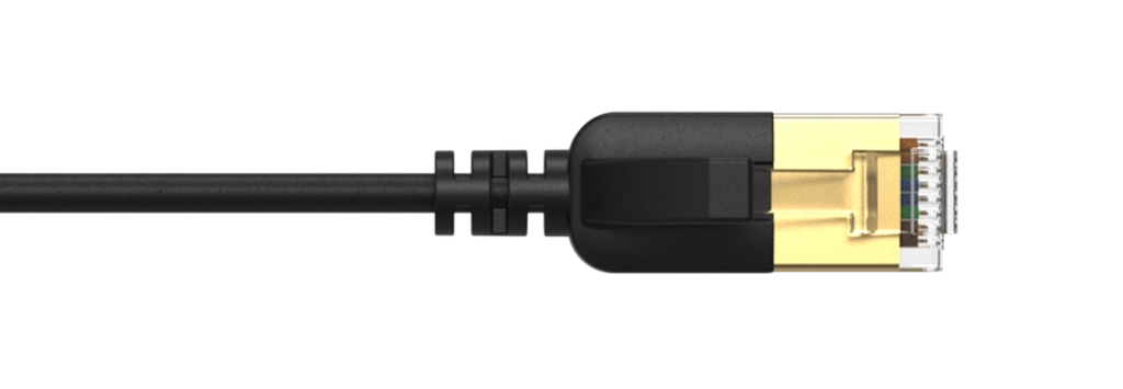 PROCAB-avit - CSD570B/3 - Slimline networking cable - CAT7 RJ45 - RJ45 U/FTP - Black version - 3 meter