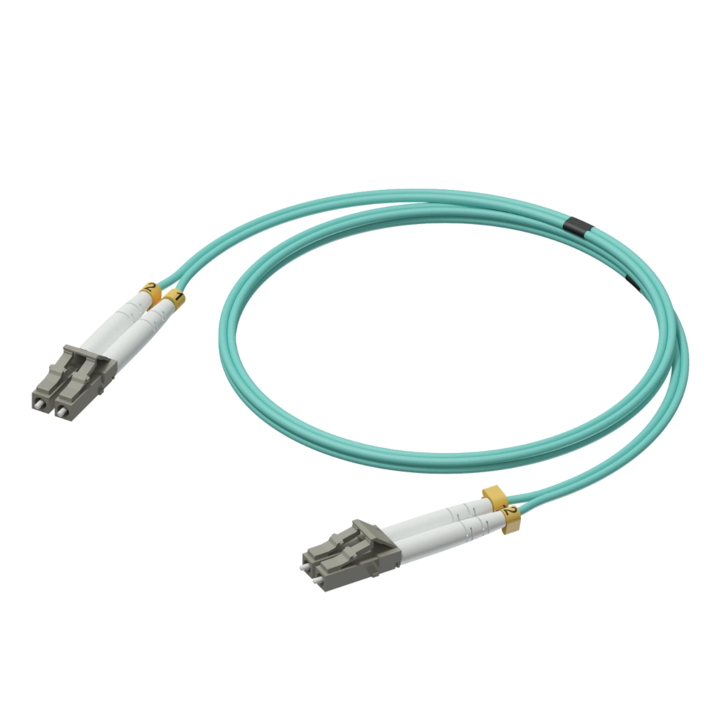 PROCAB-avit - FBL130/0.5 - Fiber optic cable - lc/pc - lc/pc - duplex - LSHF - 0.5 meter - lshf - aqua