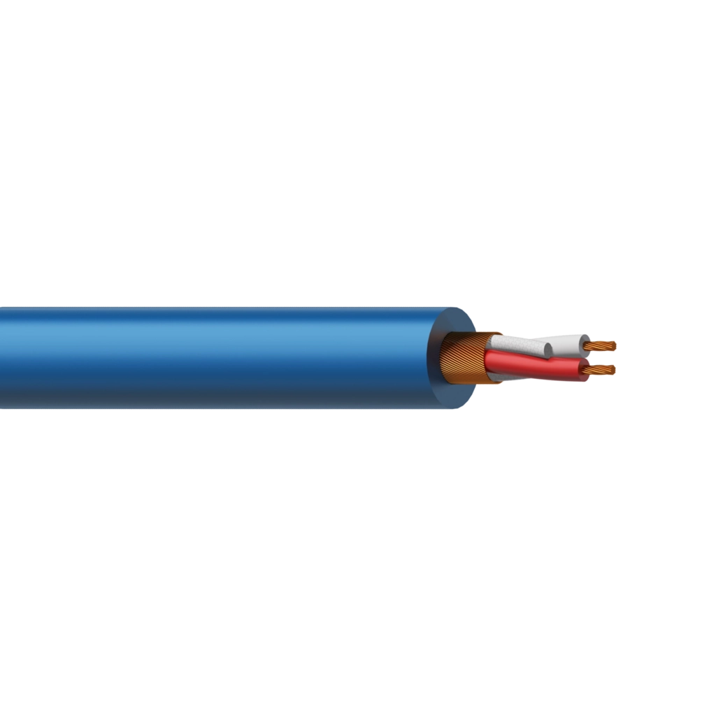 PROCAB-rental - MC305B/1 - Balanced microphone cable - flex 2 x 0.23 mm²- 24 AWG - 100 meter, blue