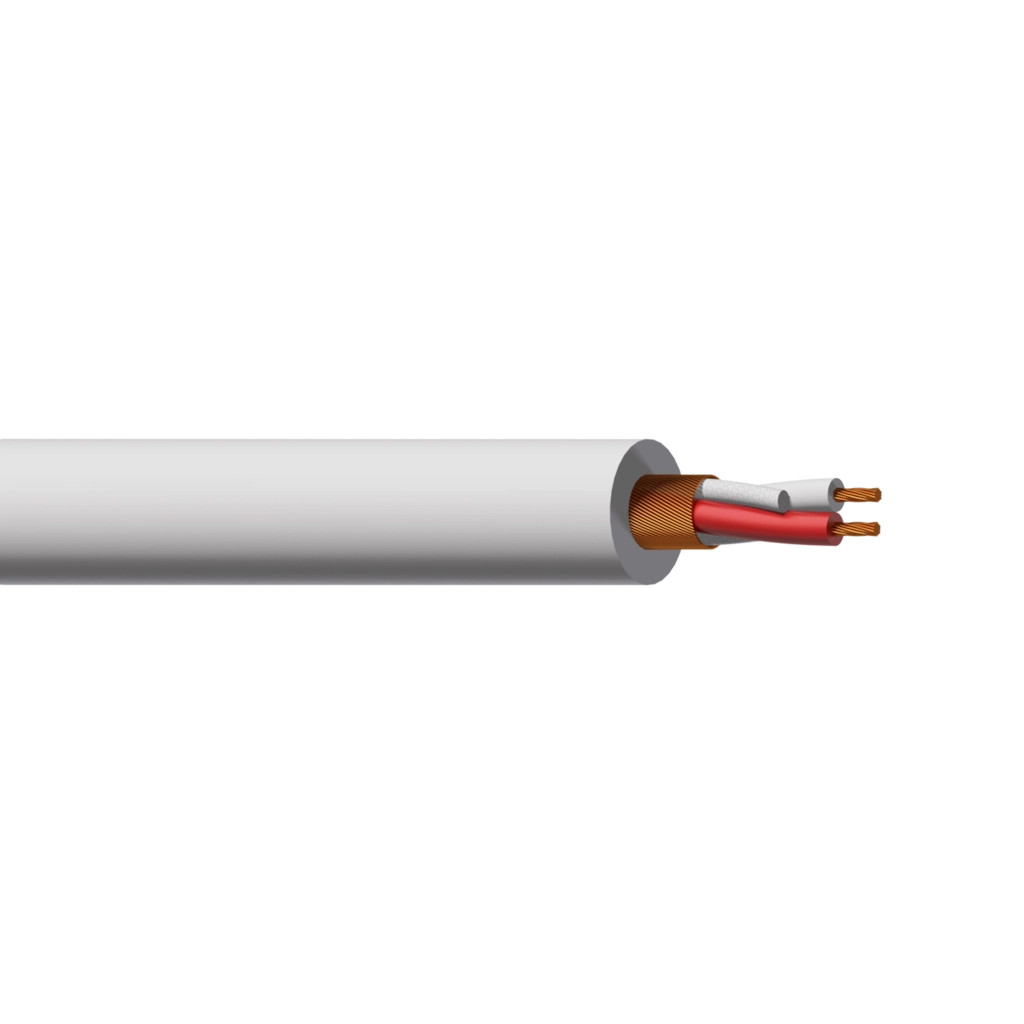 PROCAB-rental - MC305W/1 - Balanced microphone cable - flex 2 x 0.23 mm²- 24 AWG - 100 meter, white