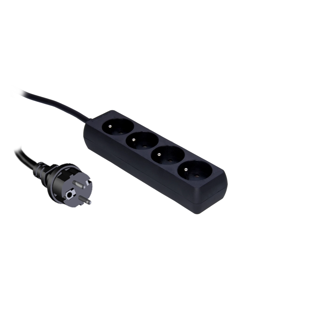 PROCAB-avit - PSC104/5-G - Powerstrip with child protection, 4-way - 4 german  sockets, 5m cable