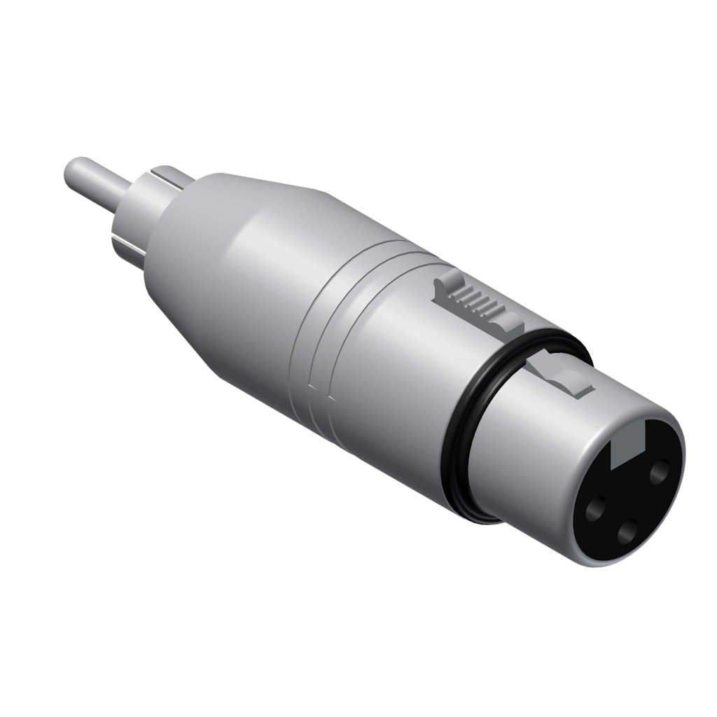 PROCAB-rental - VC130-P - Adapter - XLR female - RCA/Cinch male - Adapter 25 pcs box
