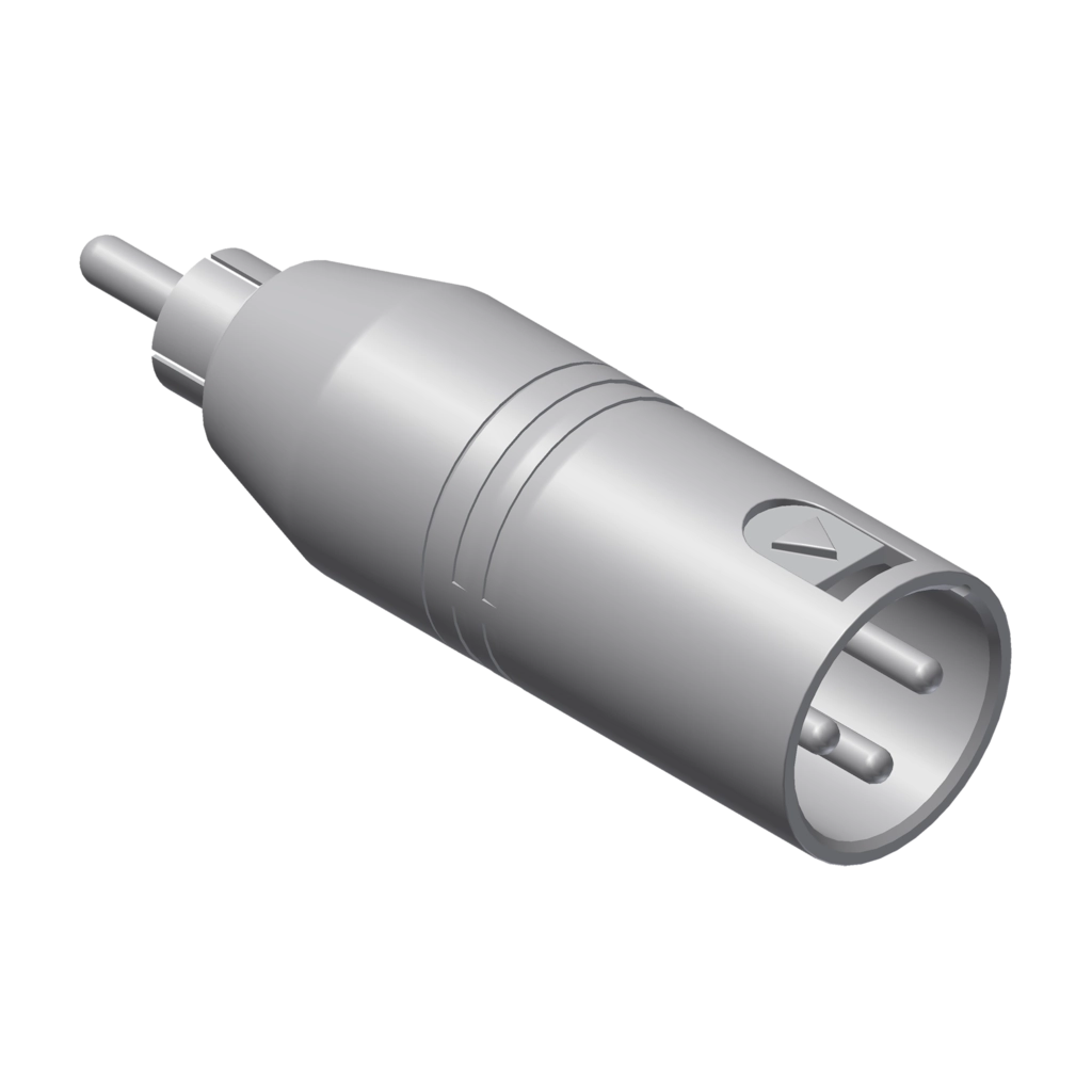 PROCAB-rental - VC135 - Adapter - XLR male - RCA/Cinch male - Adapter