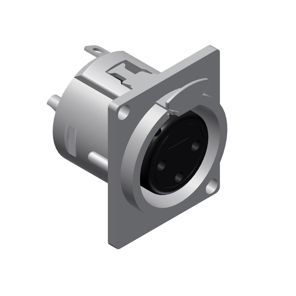 PROCAB-rental - VC3FDL - Panel connector - 3-pin xlr female - Connector