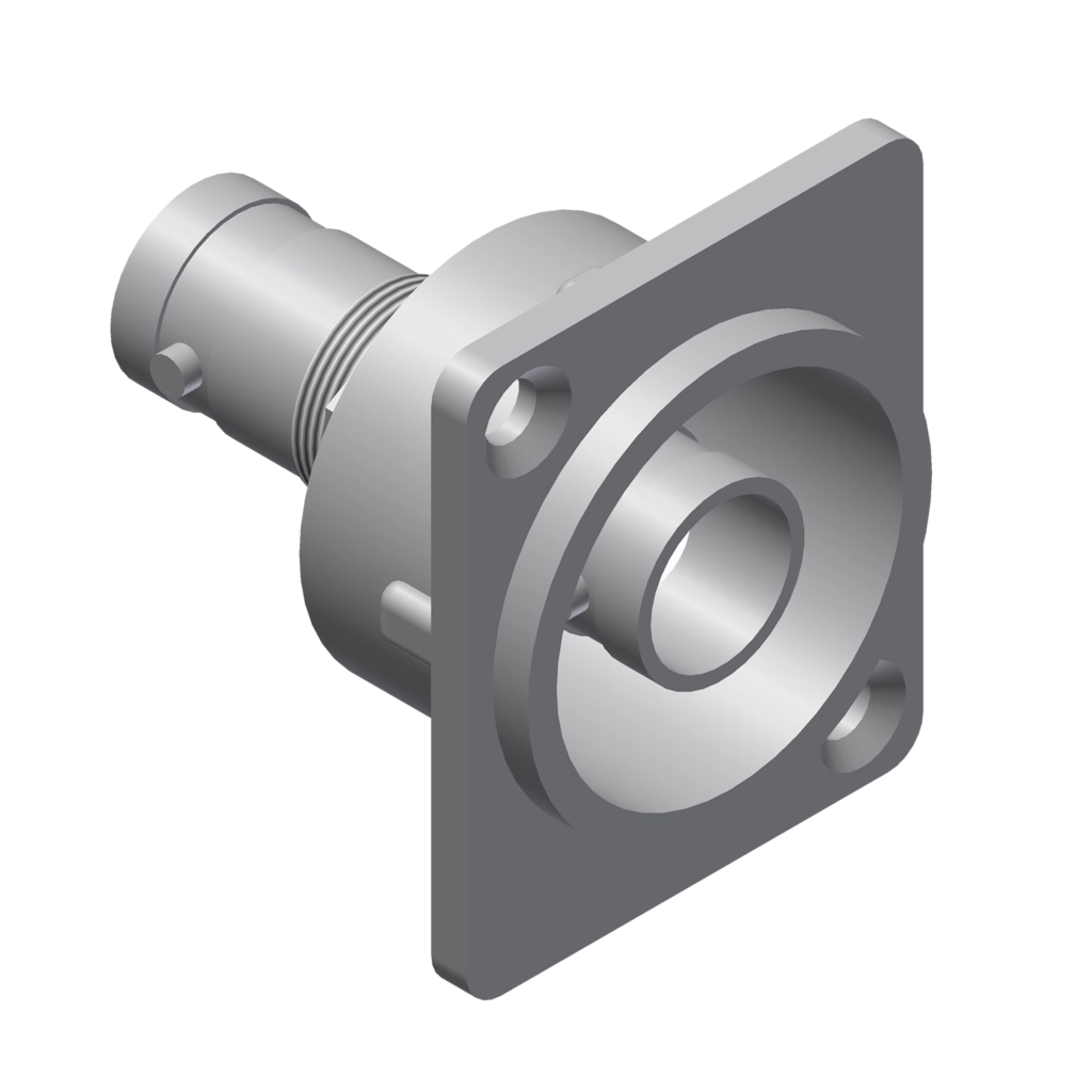PROCAB-rental - VCD70 - Panel connector - bnc double female - metal - D-size - Connector
