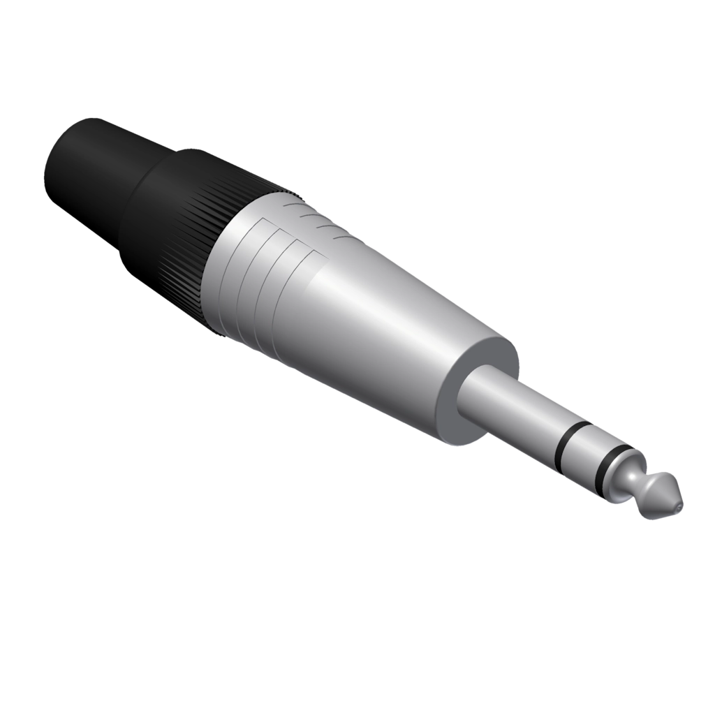 PROCAB-rental - VCJ3MX-P - Cable connector - 6.3 mm Jack male stereo - Connector 25 pcs box