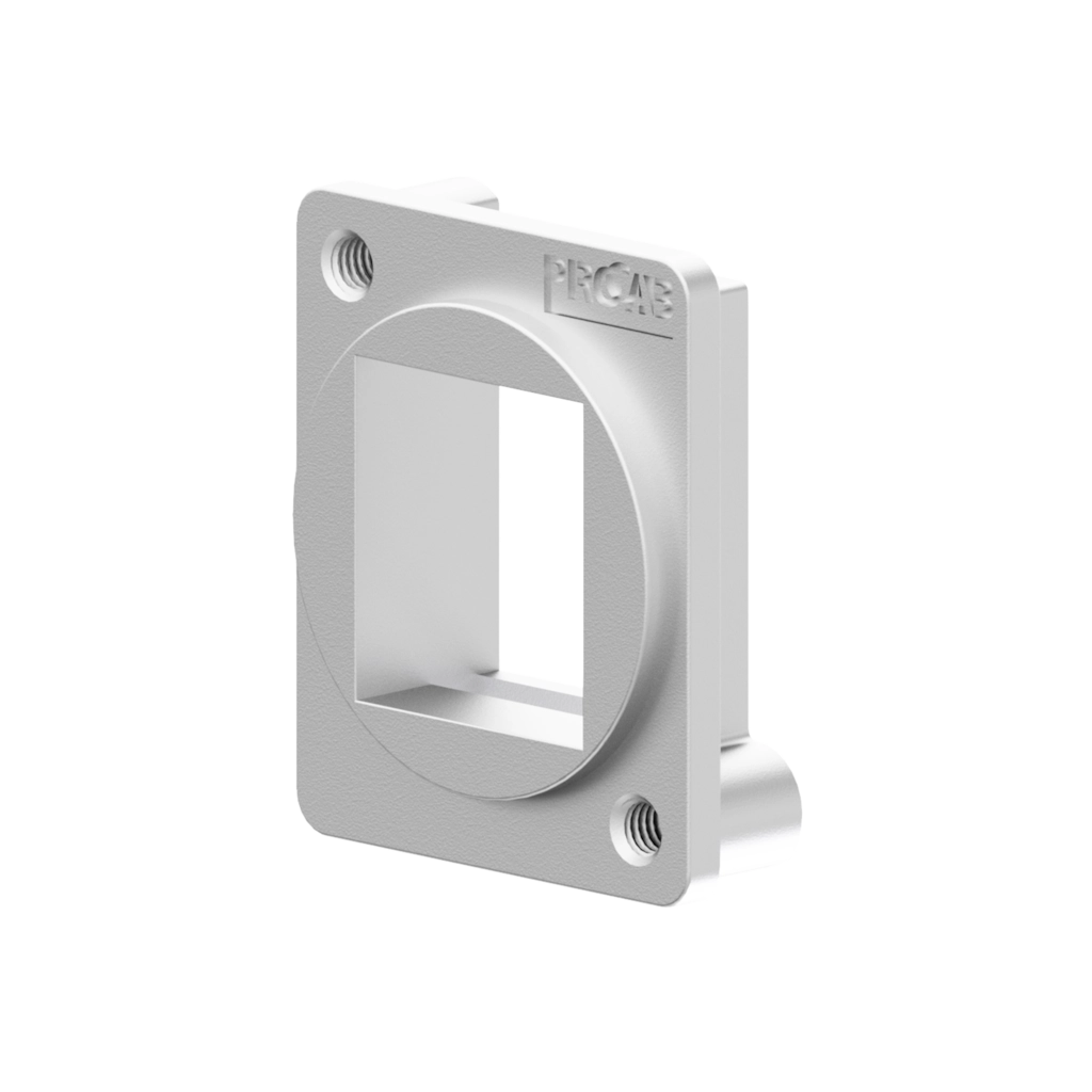 PROCAB-rental - VDK10/S - D-size keystone adapter - Silver