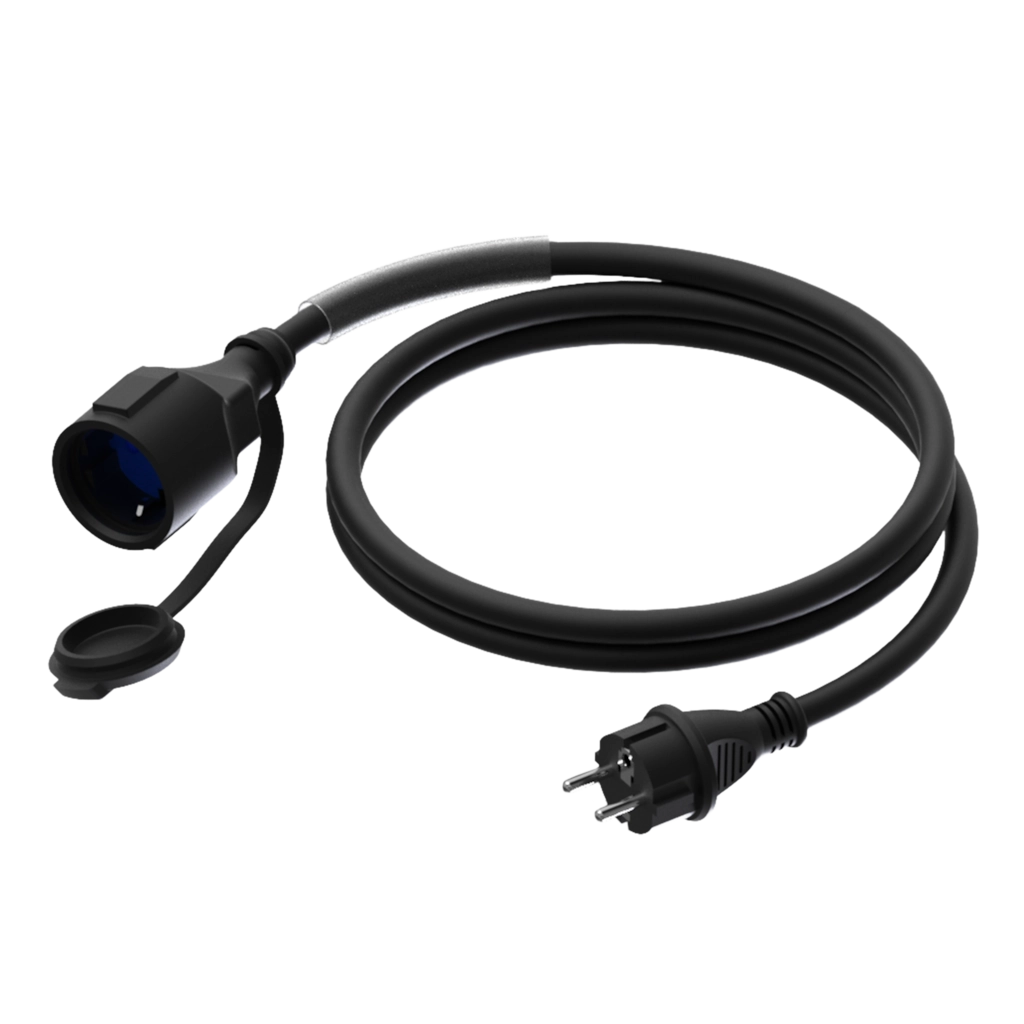 PROCAB-rental - CAB465/10-G - Power cable - schuko male - schuko female - German - 3 x 2.5 mm² - German - 10 meter