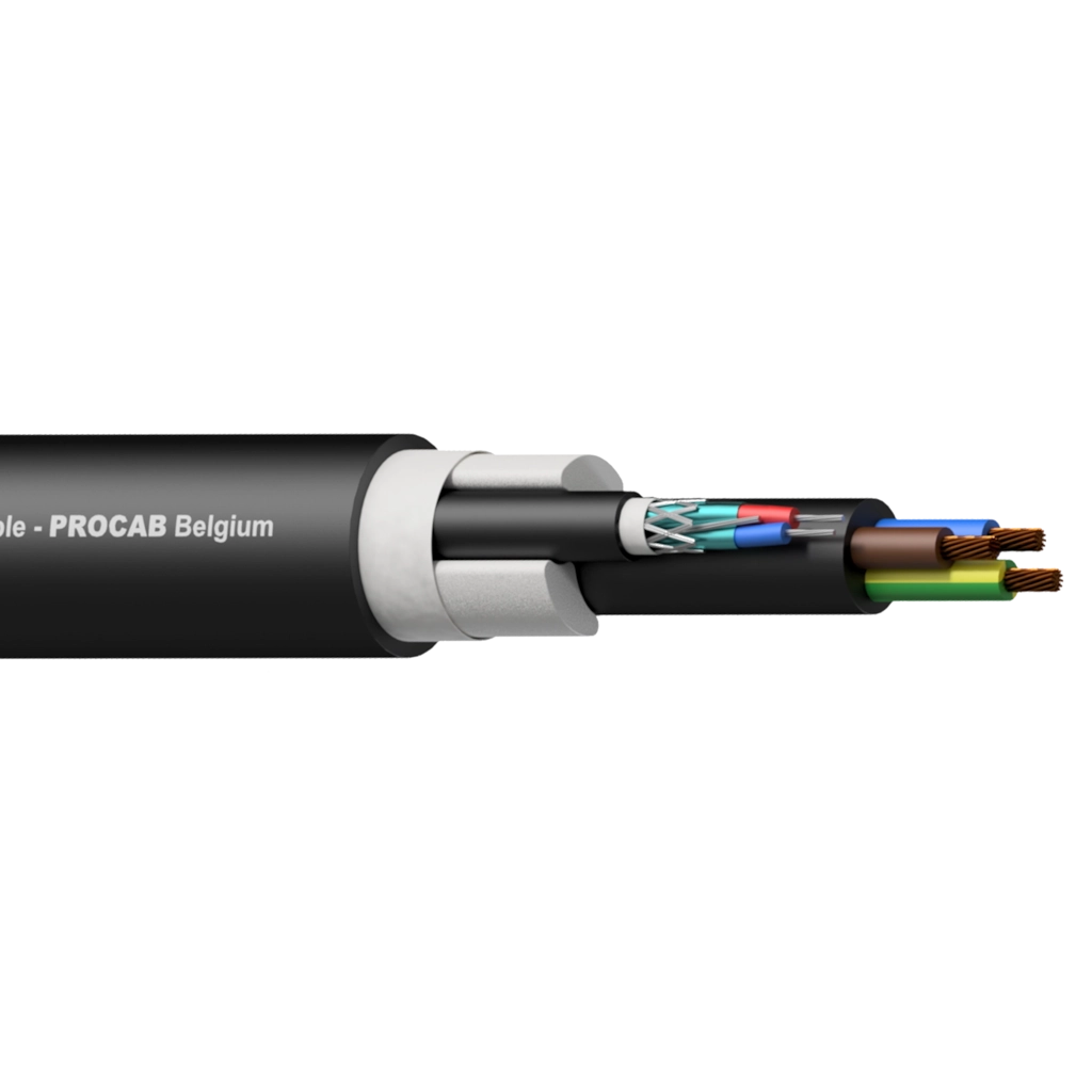 PROCAB-rental - PAC151/3 - Balanced signal / DMX-AES & 3G1.5 Power cable - 300 meter