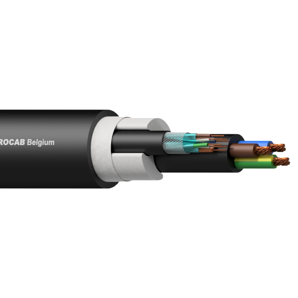 PROCAB-rental - PNC2517/3 - CAT7 S/FTP & 3G2.5 Power cable - 300 meter