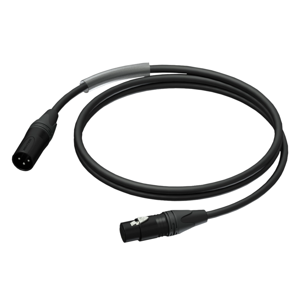 PROCAB-rental - PRA901/1.5 - XLR male - XLR female - UltraFlex™ - 1,5 meter