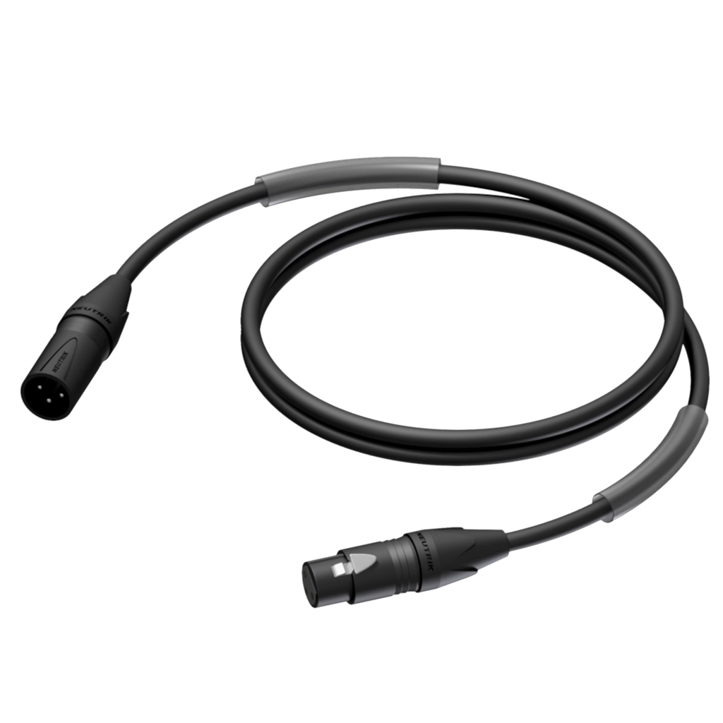 PROCAB-rental - PRA902/5 - XLR male - XLR female - HighFlex™ - 5 meter