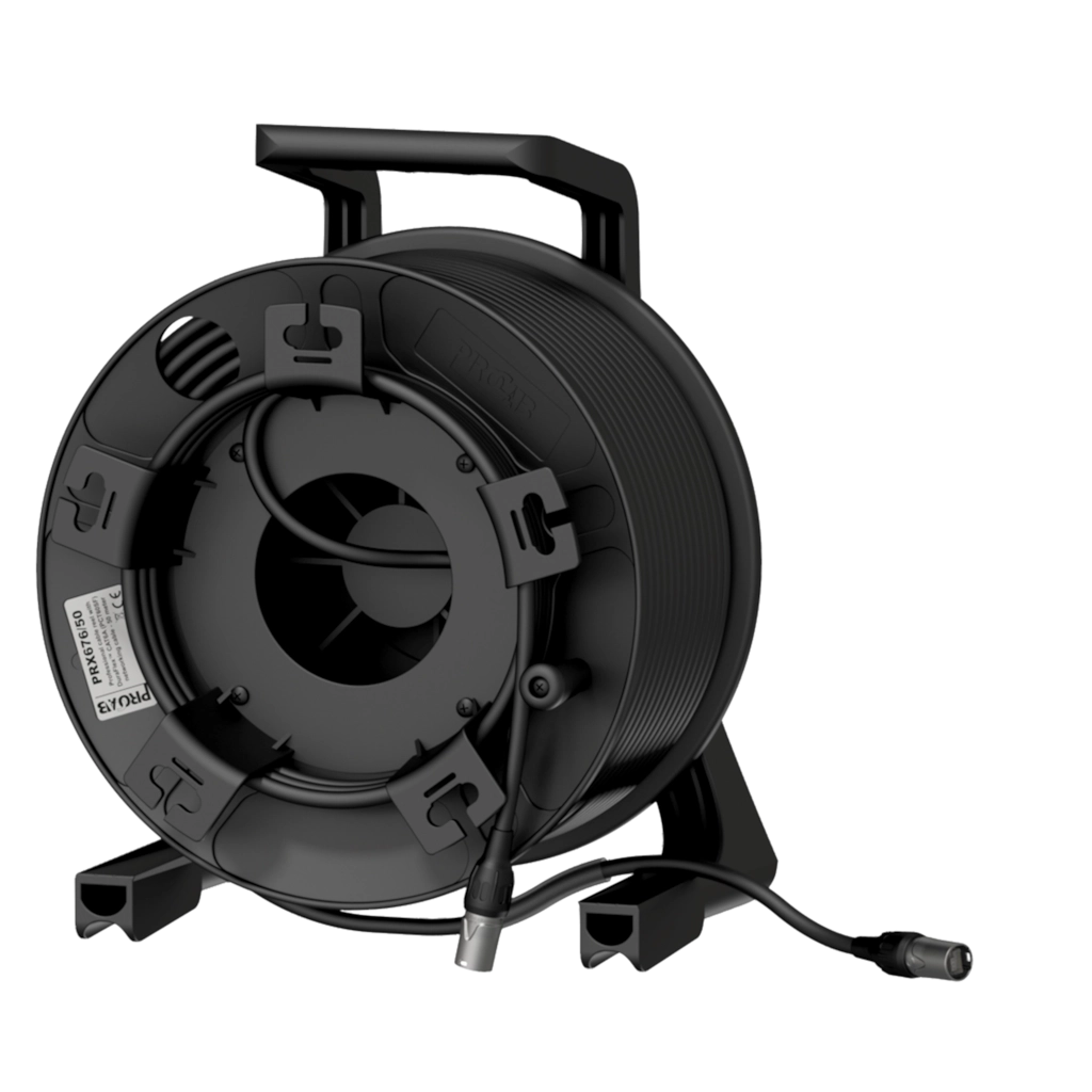 PROCAB-rental - PRX676/50 - Cable reel - networking cable - CAT6A - S/FTP - etherCON - DuraFlex™ - 50 meter - CDM310