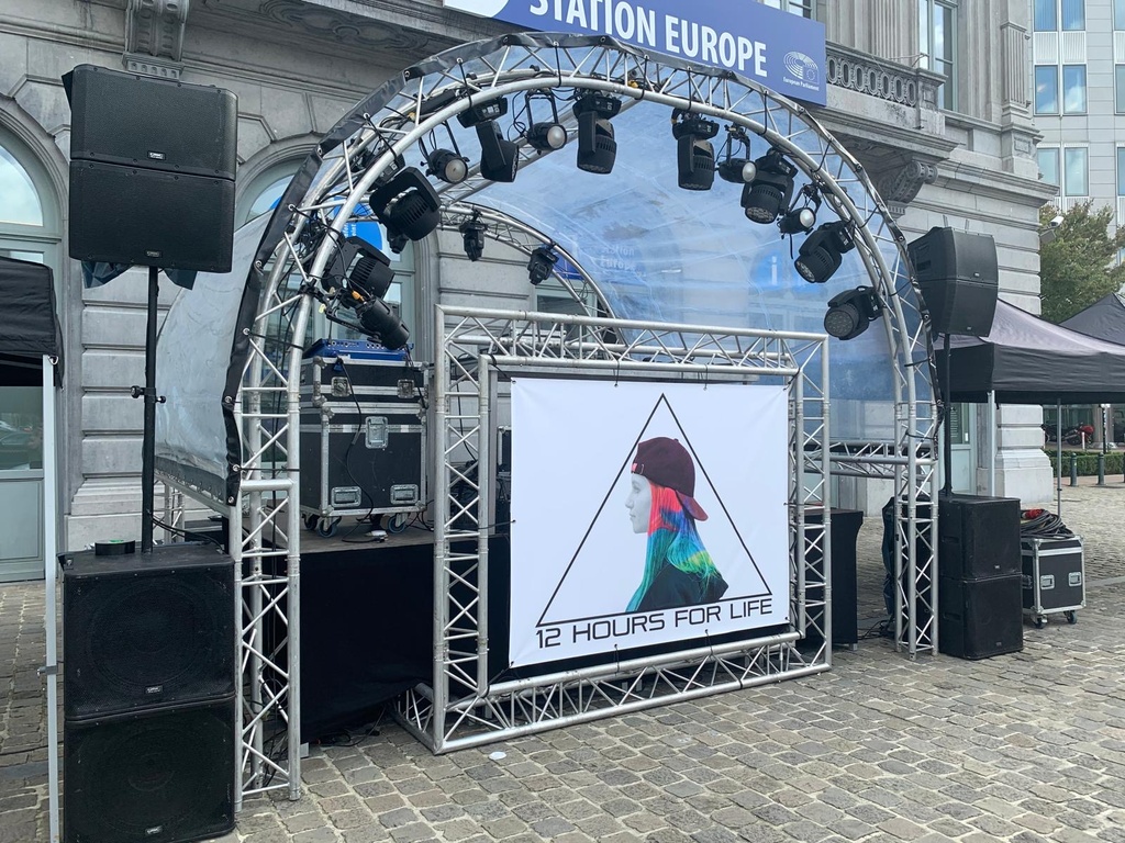 Boogpodium 4,7 x 3 m