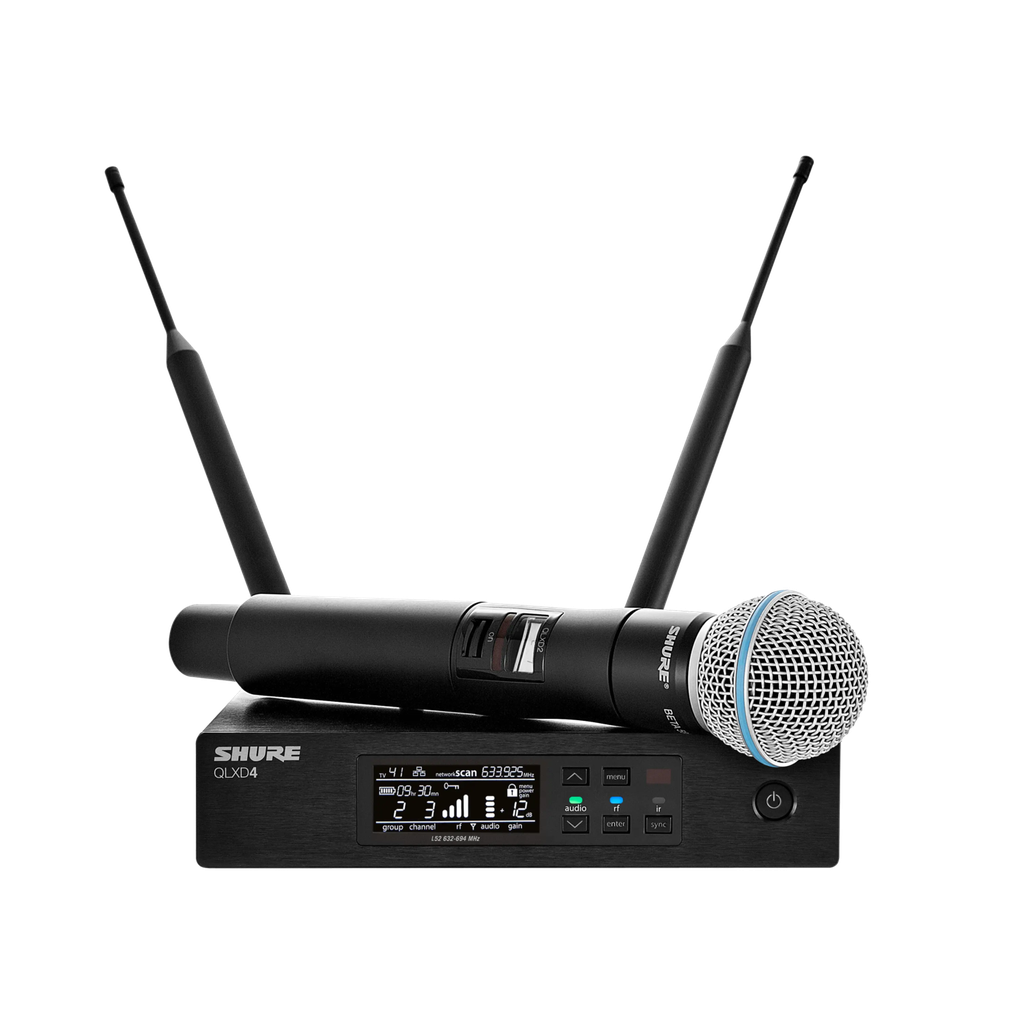 Shure QLXD24E/B58 - Wireless handheld microphone