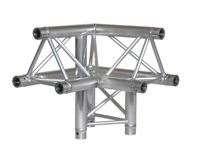 Prolyte X30D-C010 - Medium duty 3-weg hoek 90° rechts Apex Up zwart