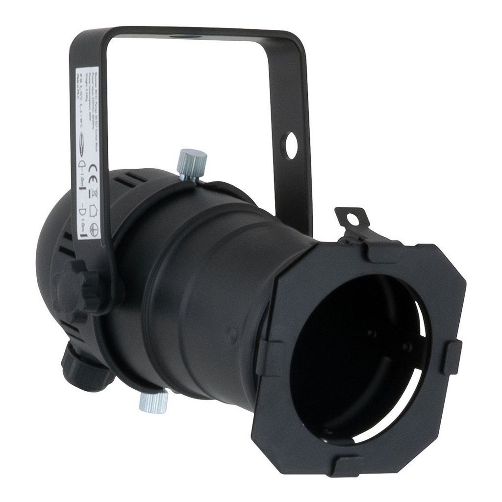 Showtec Par 20 spot E27 zwart - met LED-lamp