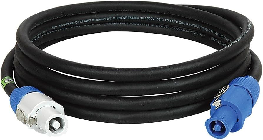 Câble de liaison Powercon A-B (0,5m)