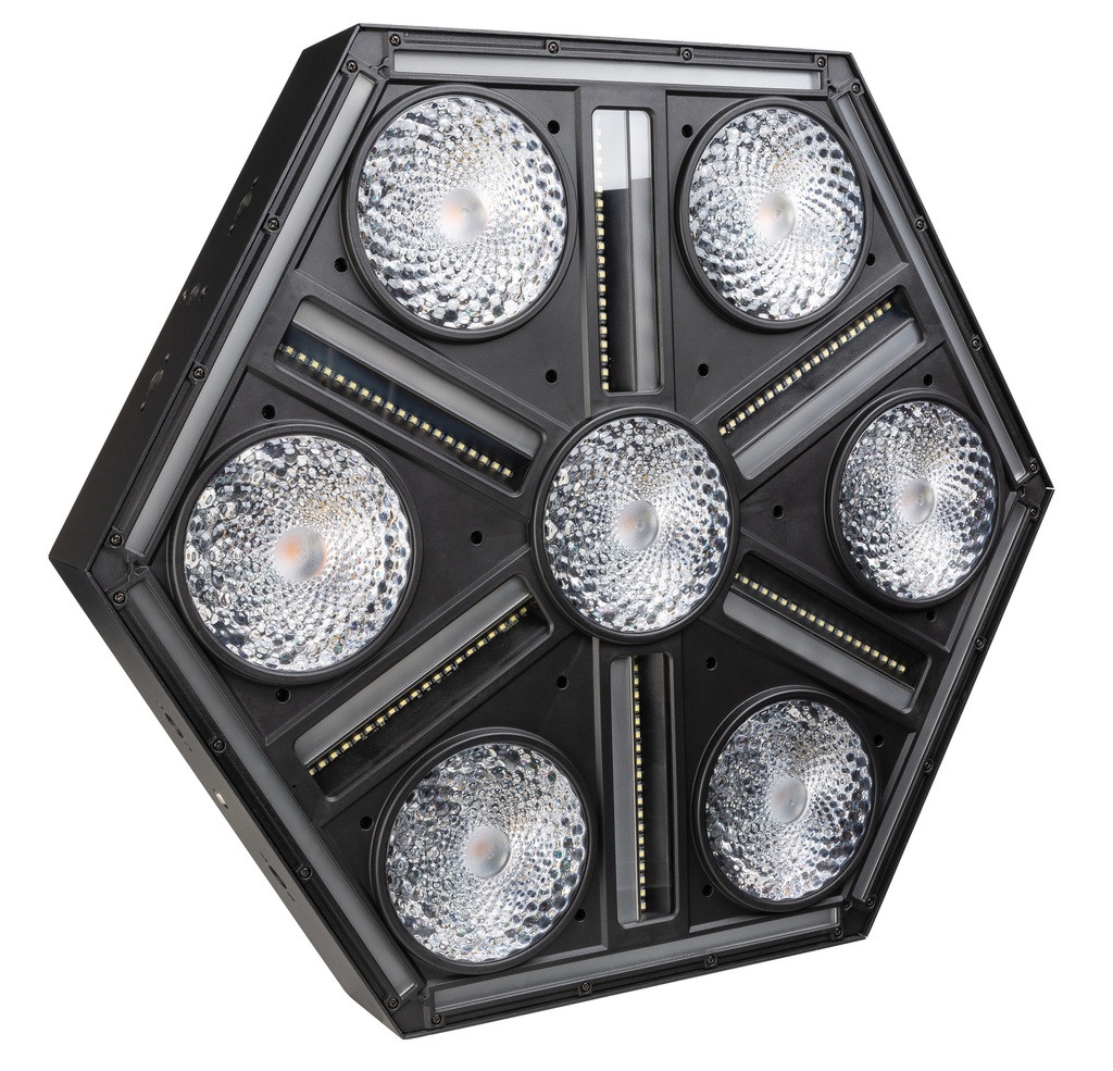 Briteq BTX-Skyran - Multi-effect blinder/strobe/pixel (7x 80W COB)