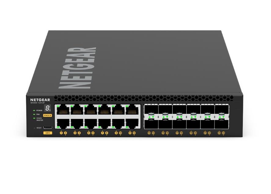 NETGEAR - NG-XSM4324-100NES - NETGEAR AV Line M4350-12X12F