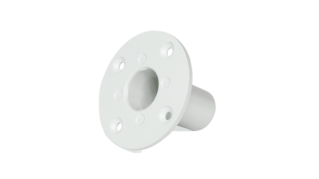 CAYMON - CHB196/W - Built-in head base for speaker cabinet 35mm - White version