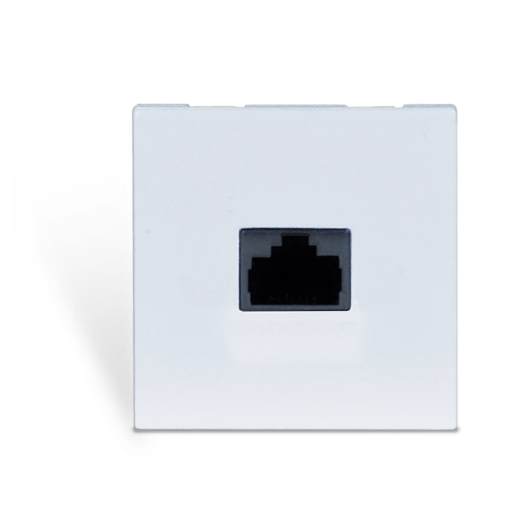 AUDAC - CP43ARJ/W - Connection plate - rj45 - bticino - White version