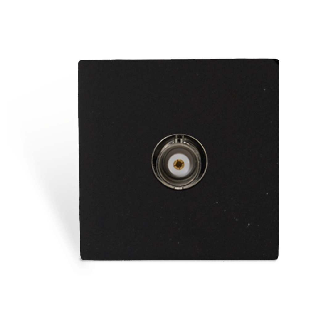 PROCAB-avit - CP45BNC/B - Connection plate BNC 45 x 45 mm - Black version