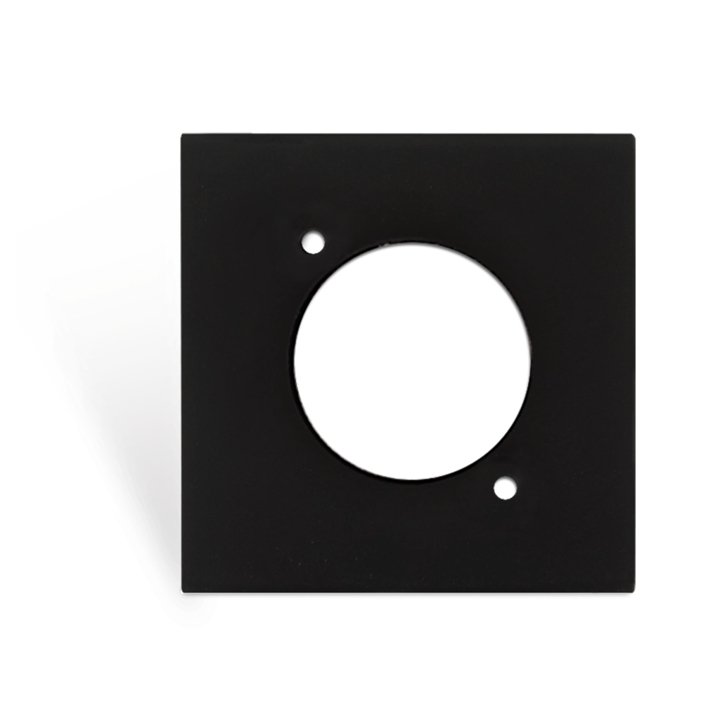 PROCAB-avit - CP45DSZ/B - Connection plate D-size 45 x 45 mm - Black version
