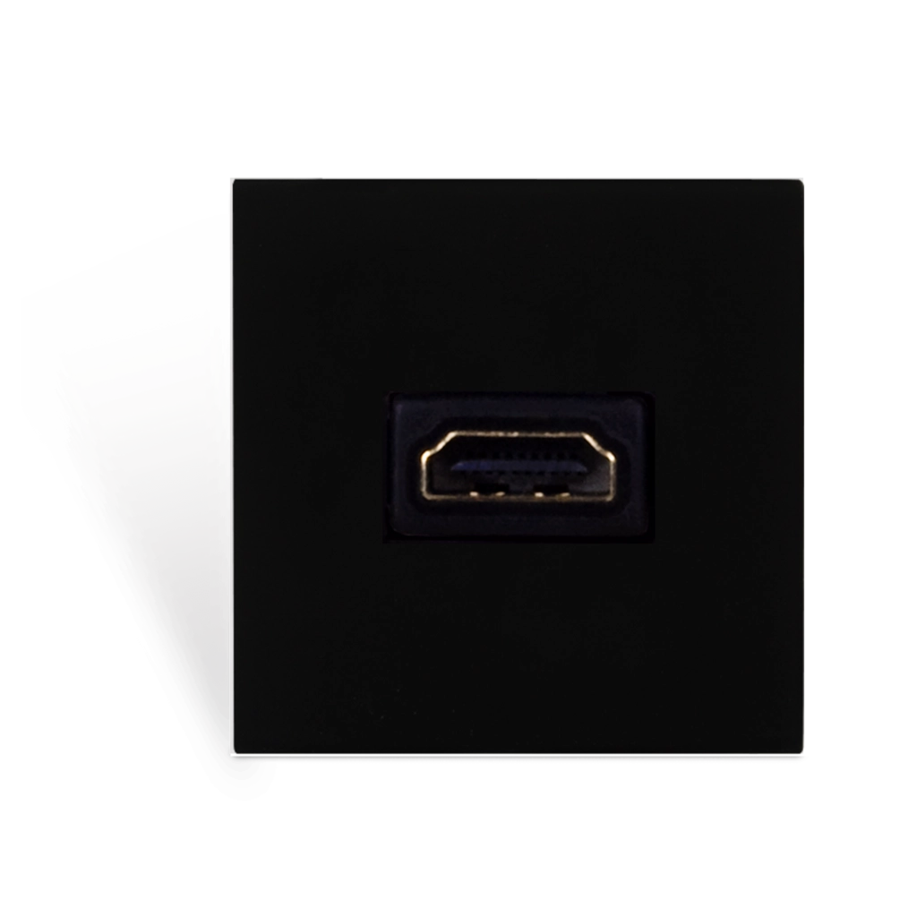 PROCAB-avit - CP45HDM/B - Connection plate HDMI 45 x 45 mm - Black version