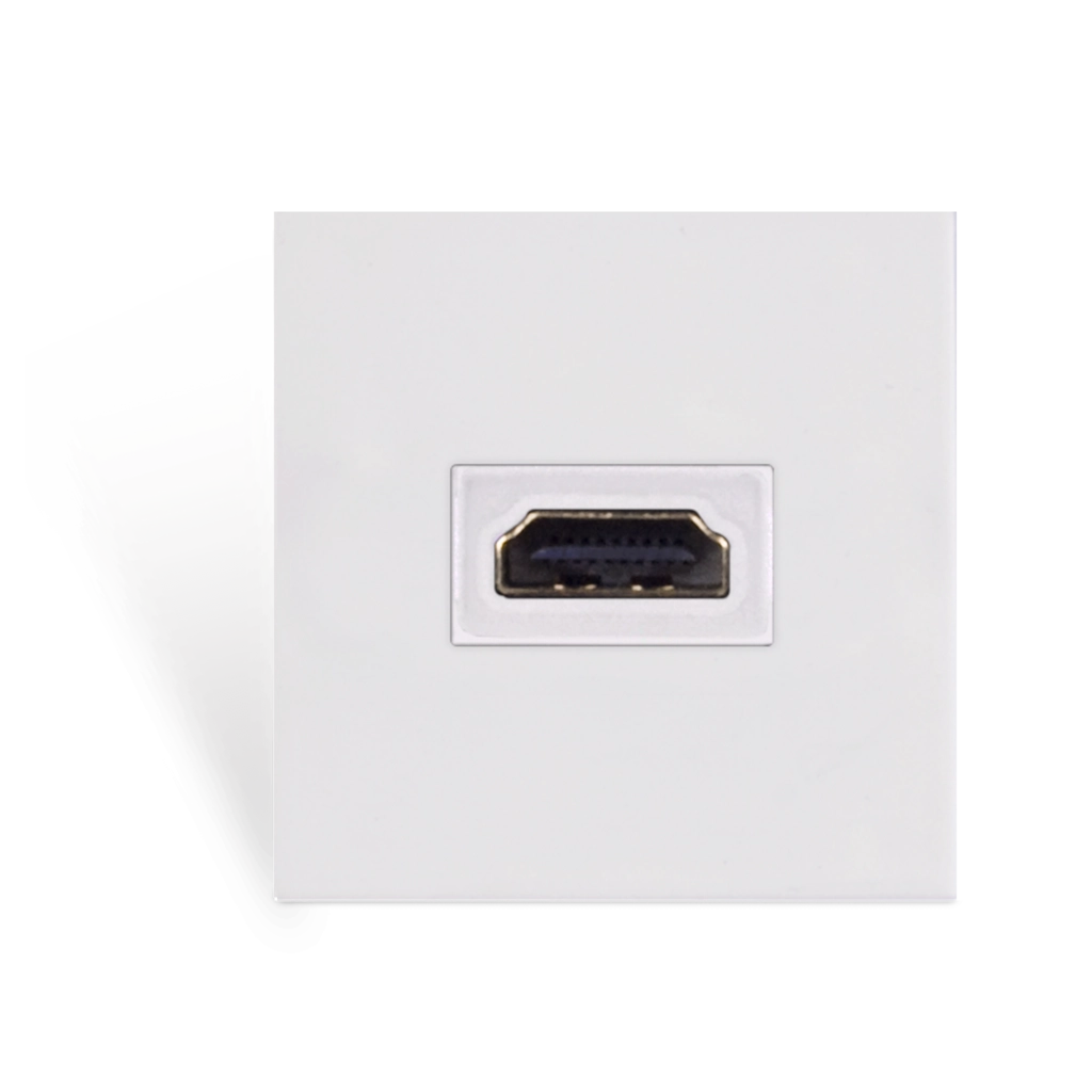 PROCAB-avit - CP45HDM/W - Connection plate HDMI 45 x 45 mm - White version