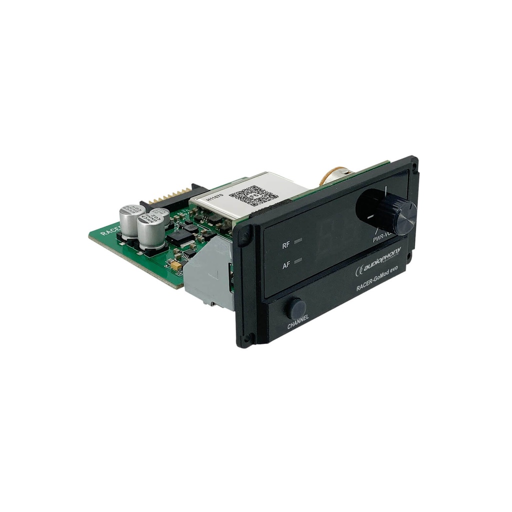 AUDIOPHONY - RACER-GoModF6 evo - Modular 600 MHz UHF diversity receiver for RACER Evo portable speaker