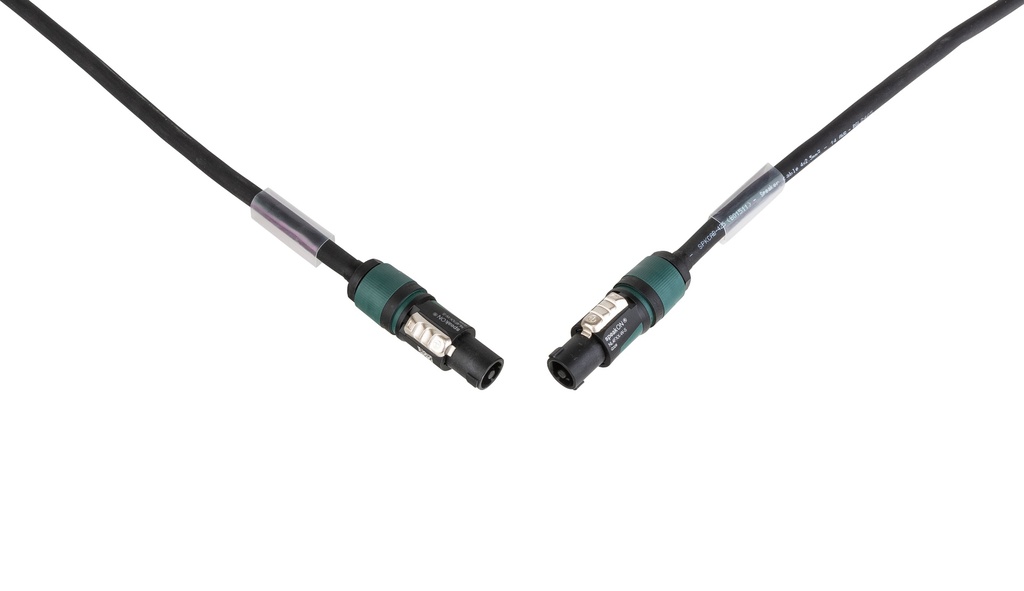 HILEC - SPKNL4-425-15M - Assembled speaker cable with Neutrik® Speakon connectors NL4FXX-W-S - 4x2.5mm² - L=15m