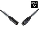 HILEC - DMX-3PMF-5M - EURO PRO-SERIES: Assembled DMX/AES cable with 3pin IP65 XLR Seetronic connectors, L=5m