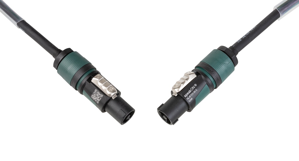 HILEC - SPKNL4-225-20M - Assembled speaker cable with Neutrik® speakON connectors NL4FXX-W-S - 2x2.5mm² - L=20m